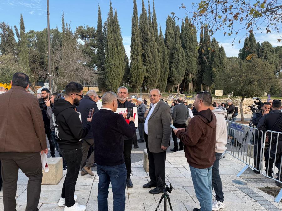 قافلة سيارات تصل القدس في إطار “يوم تشويش” احتجاجًا على تصاعد الجريمة في المجتمع العربي